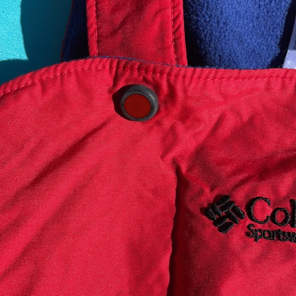 Columbia red size 4T unisex snow bib - Picture 6 of 10